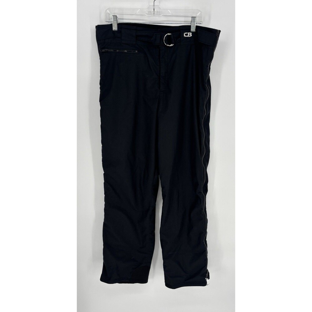 Vintage CB Sport Gore-Tex Full Zip Ski Pants Men's 38 Black 1984 USA Made 37x32